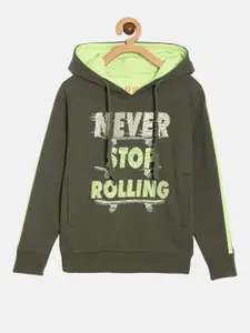 DIXCY SCOTT Boys Originals Typography Printed Hooded Sweatshirt