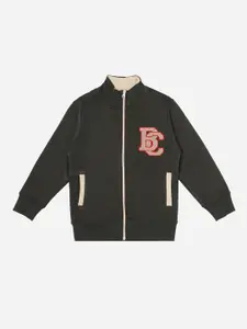 Bodycare Boys Mock Collar Fleece Bomber Jacket