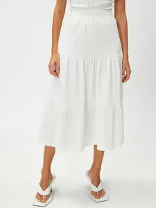 Koton Cotton Mid-Rise Midi Skirts