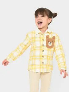 MiArcus Boys Comfort Tartan Checked Spread Collar Casual Shirt