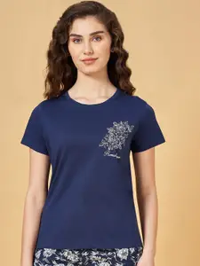 Dreamz by Pantaloons Printed Pure Cotton Lounge Tshirts