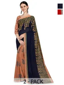 ANAND SAREES Paisley Poly Georgette Saree