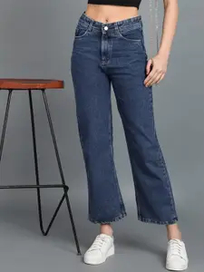 BAESD Girls Straight Fit High-Rise Cotton Jeans