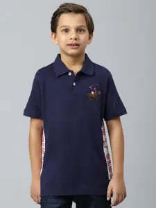 Beverly Hills Polo Club Boys Polo Collar Pure Cotton T-shirt