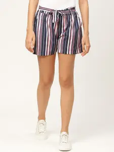 WISSTLER Women Striped Outdoor with Technology Shorts