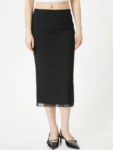 Koton Straight Midi Skirt