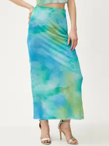 Koton Printed Maxi Straight Skirts