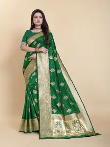 Sanwariya Silk Floral Zari Pure Silk Kanjeevaram Saree