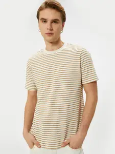 Koton Striped Round Neck T-shirt