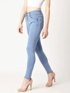 BAESD Women Skinny Fit High-Rise Stretchable Jeans