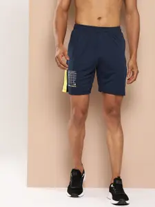 Alcis Men Printed Slim Fit DryTech+ Running Sports Shorts