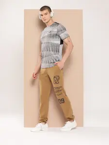 Alcis Typography Printed DryTech+ Sports Joggers