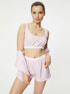 Koton Square Neck Bralette Crop Top