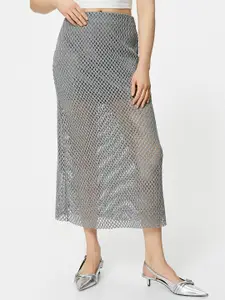 Koton Self-Design A-Line Skirt