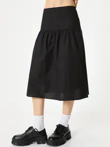 Koton Pure Cotton A-Line Midi Skirts
