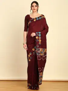 Soch Pure Chiffon Printed Saree