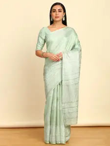 Soch Floral Art Silk Saree