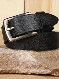 KAEZRI Men Textured Leather Formal Belt