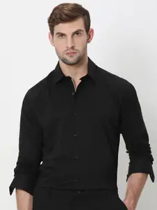Mufti Spread Collar Slim Fit Formal Shirt