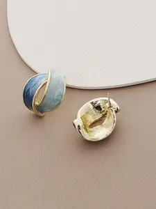 MYKI Gold-Plated Contemporary Studs