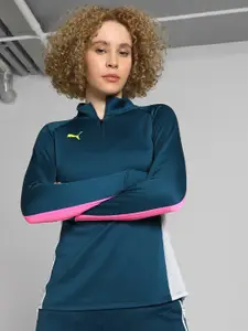 Puma individualBLAZE Colourblocked Football Half Zip Pullover