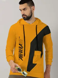 AUSK Typography Printed Long Sleeves Hooded Tshirt