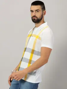 AUSK Striped Polo Collar T-shirt
