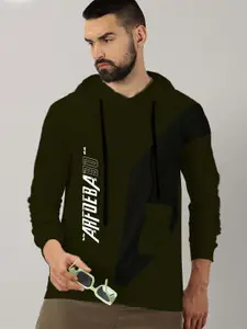 AUSK Typography Printed Long Sleeves Hooded Tshirt