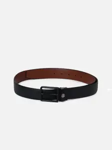 Louis Philippe Men Textured Leather Reversible Formal Belt