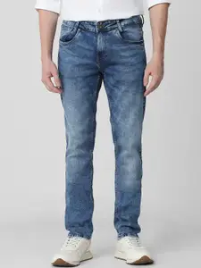 Mufti Men Super Slim Fit Heavy Fade Clean Look Stretchable Jeans