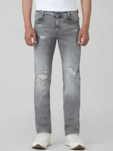 Mufti Men Super Slim Fit Mildly Distressed Heavy Fade Stretchable Jeans