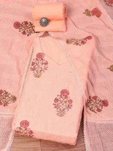 Biba Floral Printed Unstitched Dress Material