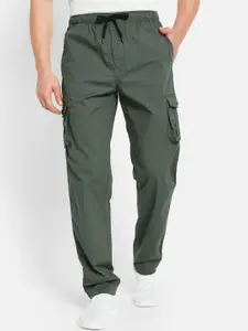 Octave Men Cotton Cargo Track Pants