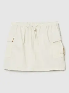 max Girls Cotton A-Line Mini Skirts