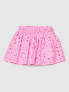 max Girls Self-Design Mini Skirts