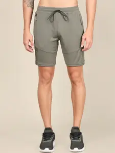 Technosport Men SS'24 Slim Fit Mid-Rise Rapid-Dry Sports Shorts