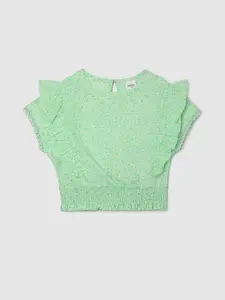 max Round Neck Short Sleeve Cotton Top