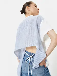 Koton Round Neck Pure Cotton Relaxed Fit Casual T-shirt