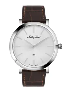 Mathey-Tissot Swiss Made Men Dial Leather Straps Analogue Watch H7916ALS