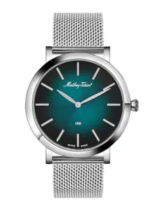 Mathey-Tissot Men Swiss Made Sunburst Green Dial Classic Analog Watch - H7916AV