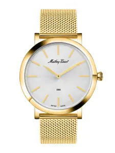 Mathey-Tissot Men Swiss Made Sunburst Silver Dial Classic Analog Watch - H7916PYS