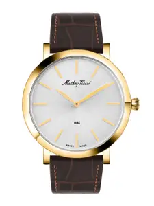 Mathey-Tissot Swiss Made Men Leather Straps Analogue Watch H7916PLYS