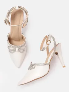 Lino Perros Embellished Party Stiletto Pumps