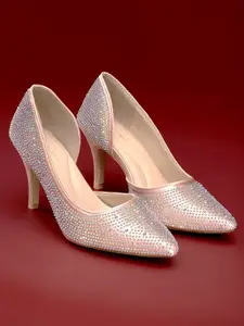 Lino Perros Embellished Party Slim Heeled Pumps