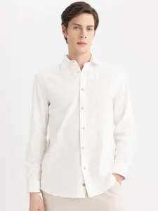 DeFacto Spread Collar Cotton Casual Shirt