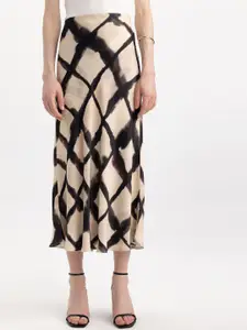 DeFacto Tie & Dye Flared Maxi Skirt