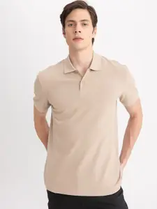 DeFacto Polo Collar Short Sleeves Cotton T-shirt