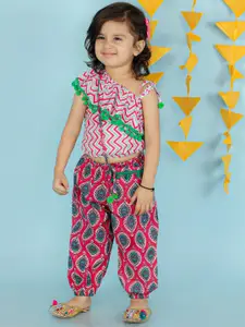 KID1 Girls Printed Top with Palazzos