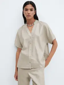 MANGO Women Opaque Casual Shirt