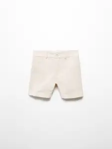 Mango Kids Boys Linen Shorts